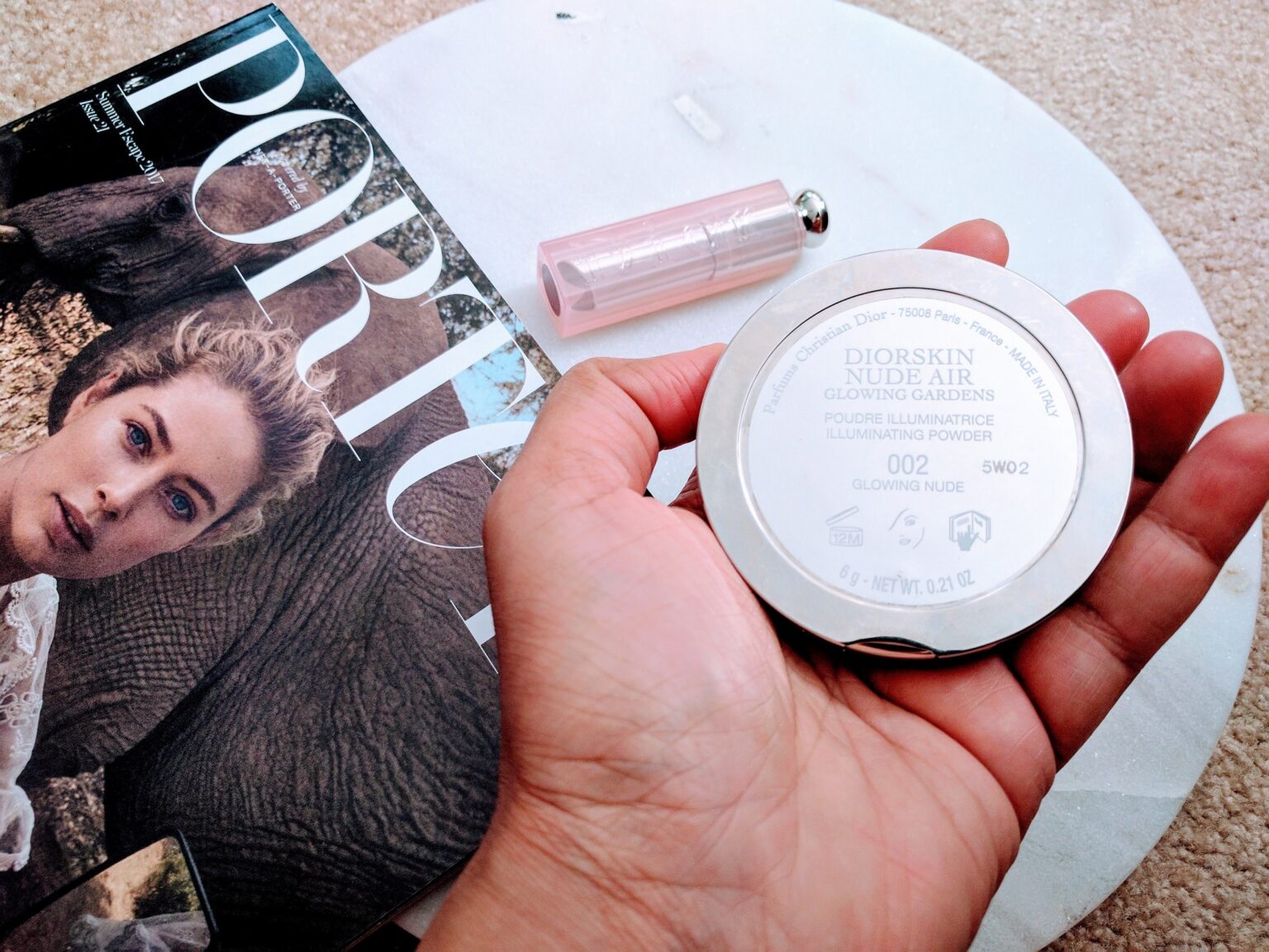 Dior Glowing Nude Diorskin Nude Air Illuminating Powder Review The