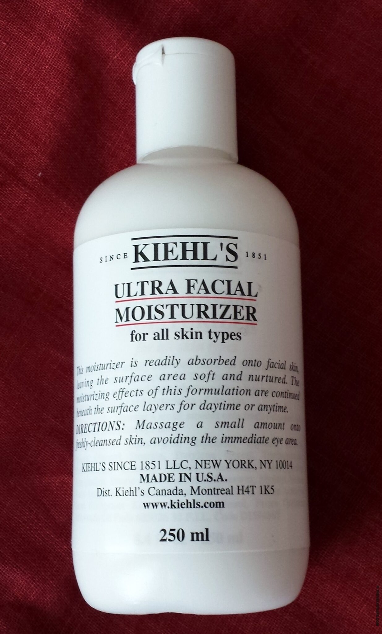 Kiehl’s Ultra Facial Moisturizer Review The Velvet Life