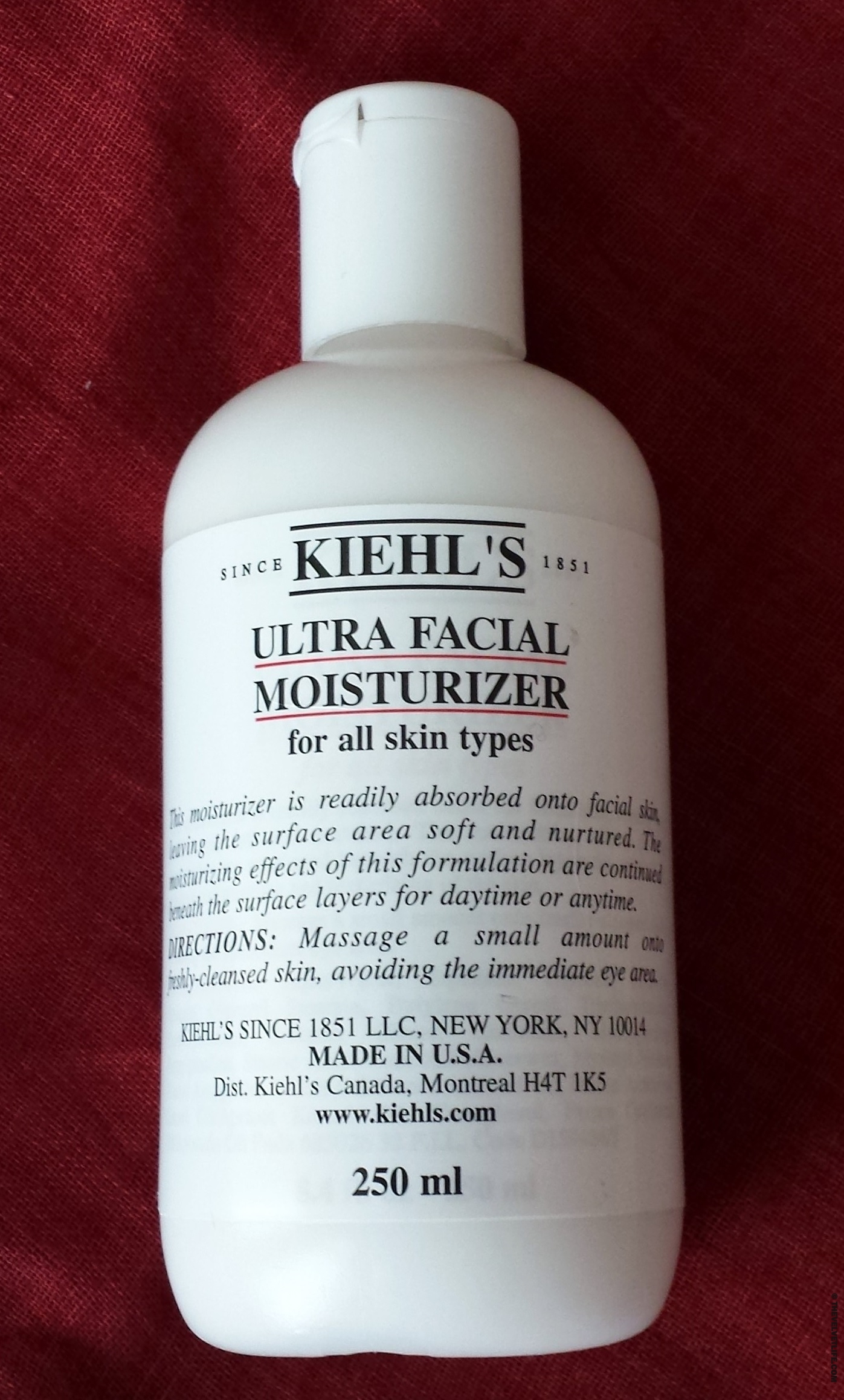 Kiehl’s Ultra Facial Moisturizer Review The Velvet Life