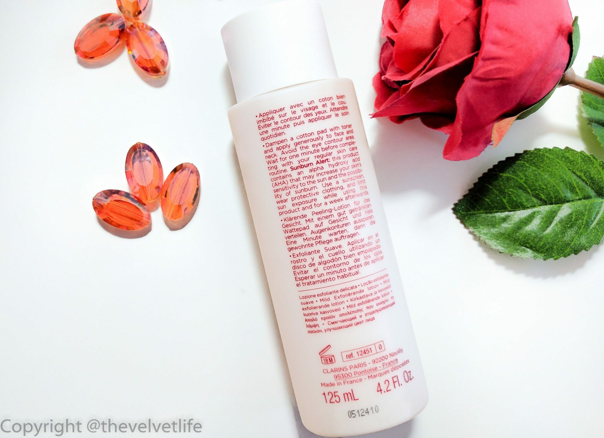 Clarins Gentle Exfoliator Brightening Toner Review The Velvet Life
