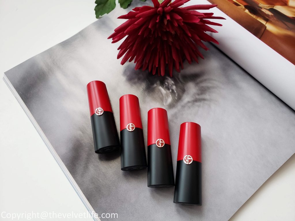 Armani Beauty Rouge d'Armani Matte lipstick, Eyes To Kill Collection Review  - The Velvet Life