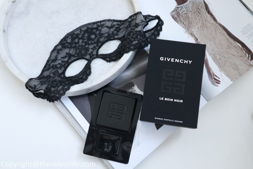Givenchy Le Soin Noir Eye Lace Mask Review - The Velvet Life