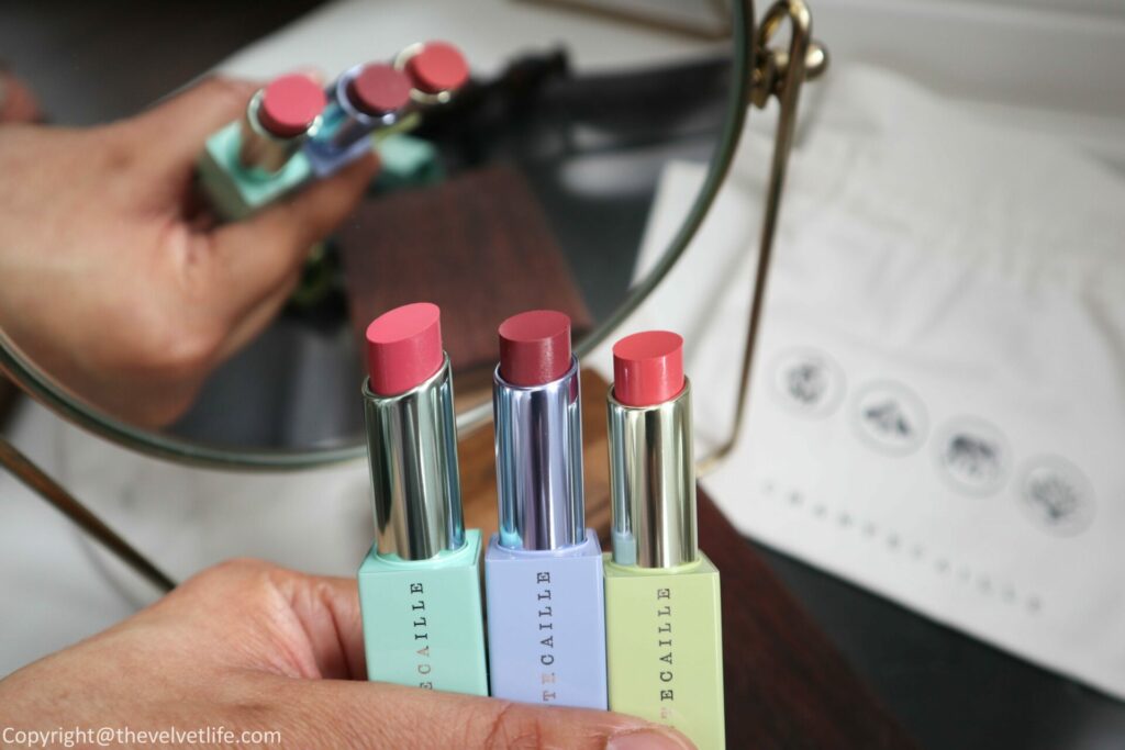 Chantecaille Butterfly Collection Spring 2021 review swatches Butterfly quartet, Lip Chic