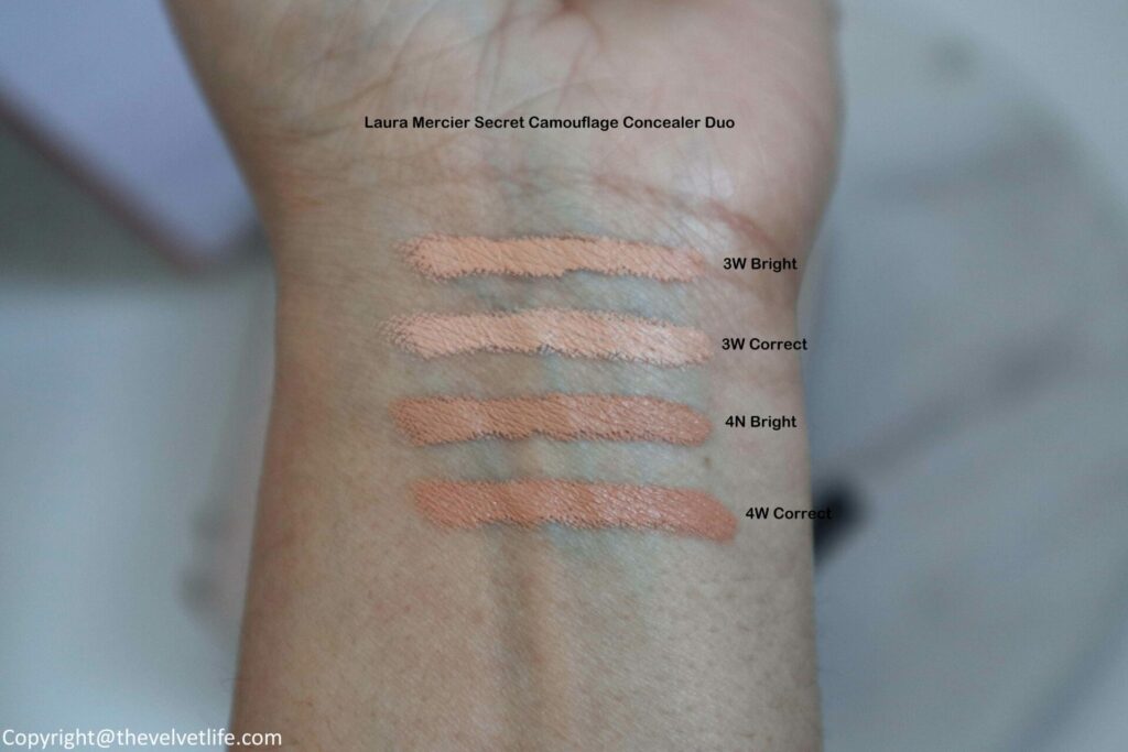 Laura Mercier Secret Camouflage Concealer Duo review and swatches