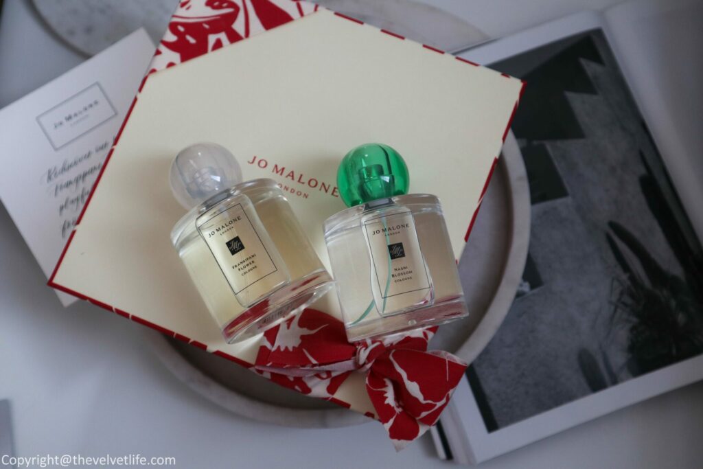 Jo Malone London Blossoms Collection Spring 2021 review of Frangipani Flower Cologne, Nashi Blossom Cologne