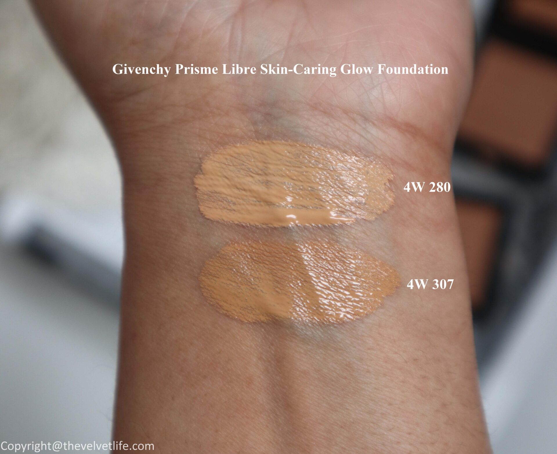 Givenchy Prisme Libre Skin Caring Glow Foundation Review The Velvet Life