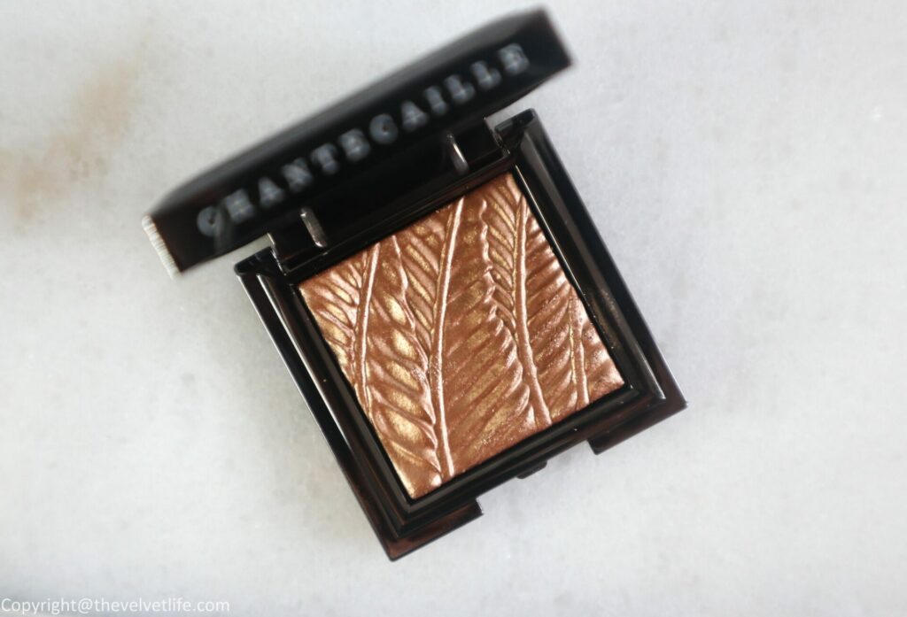 Chantecaille Luminescent Eye Shade lion review swatches