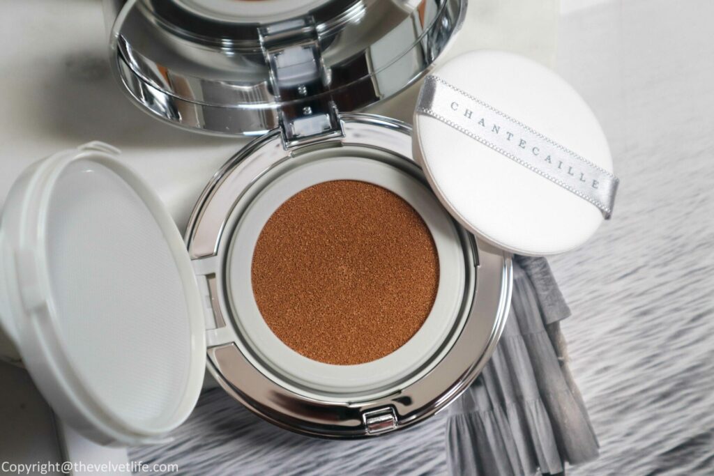 Chantecaille Future Skin Cushion Skincare Foundation Review swatches