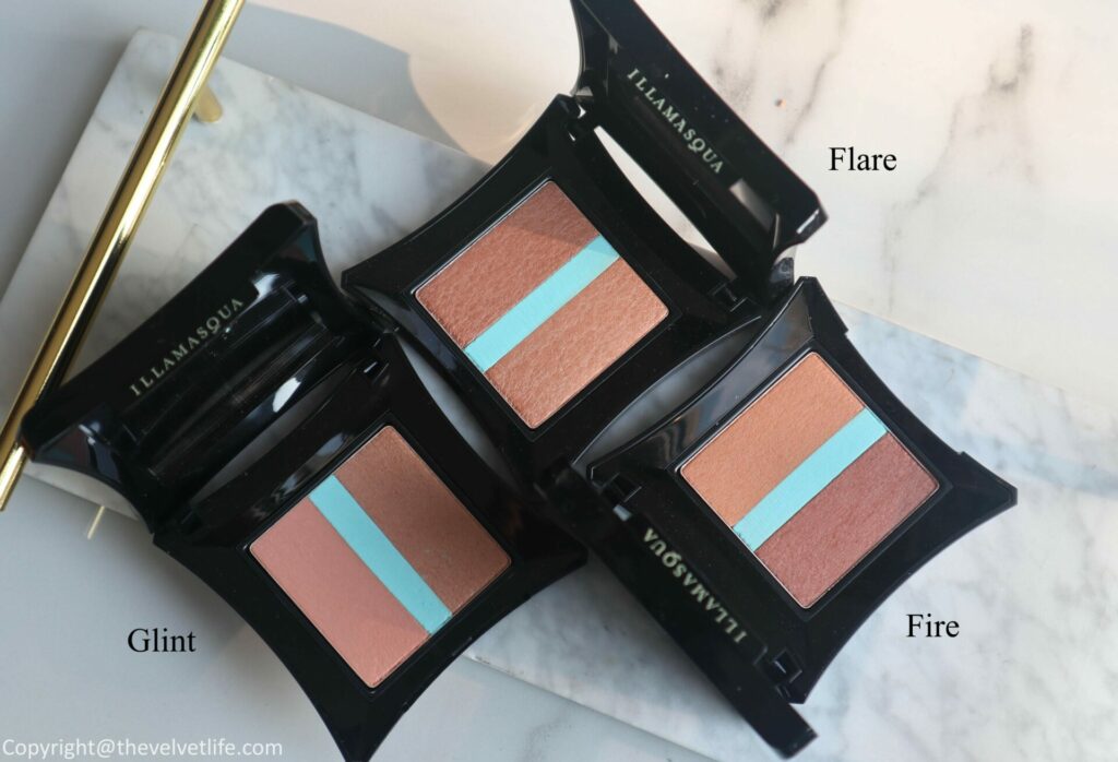 Illamasqua Summer Collection for 2021, Color Correcting Bronzer review swatches