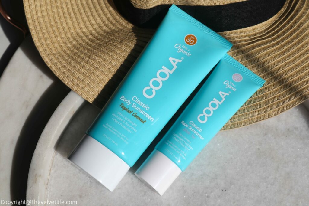 Coola Classic Body Organic Sunscreen Lotion SPF30, Coola Classic Face Organic Sunscreen Lotion SPF50 review