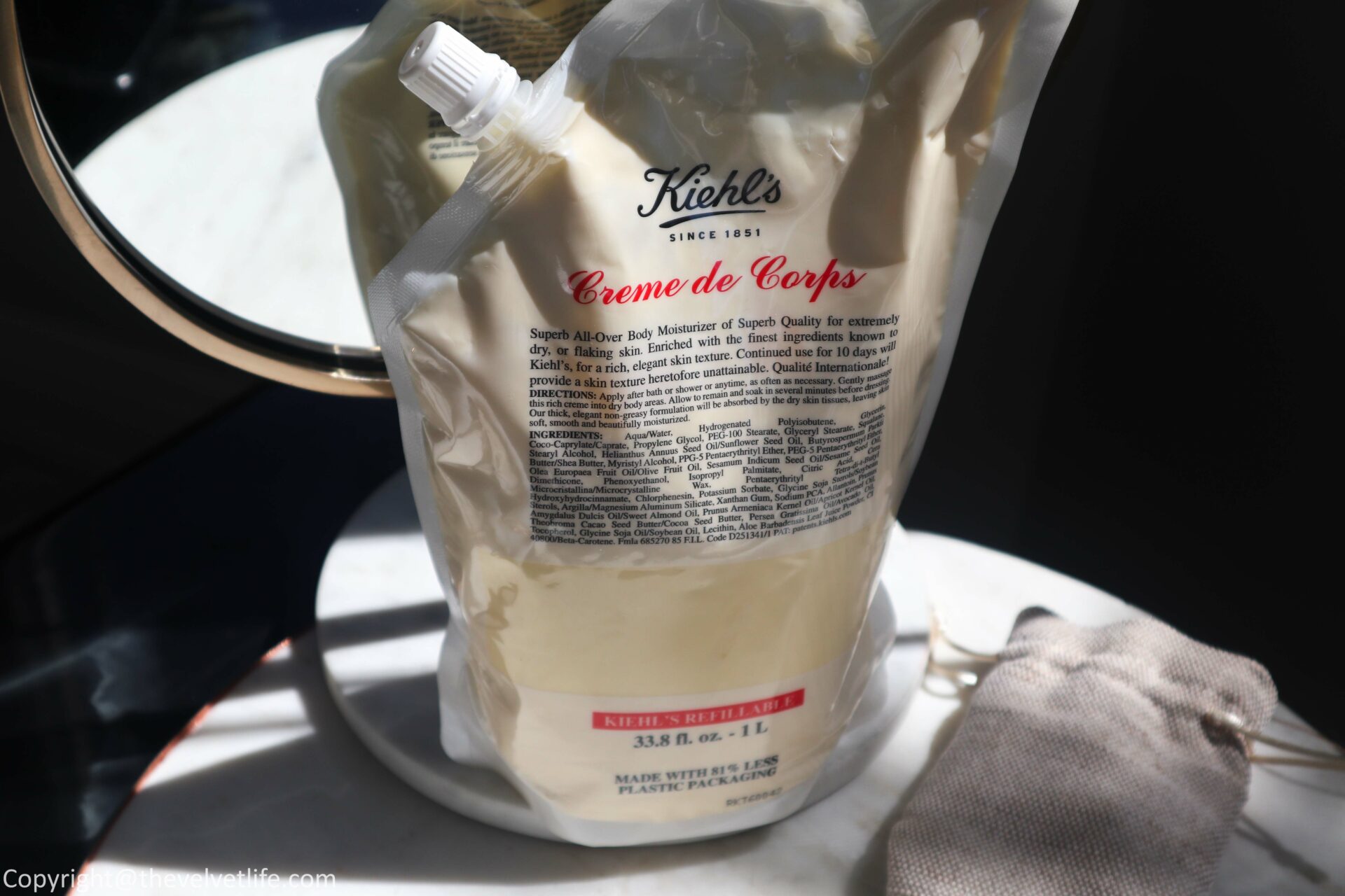 Kiehl's Pouch Refillables Review The Velvet Life