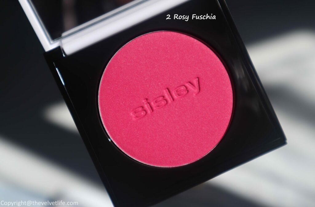 Sisley Le Phyto Blush 2 Rose Fuschia Review swatches