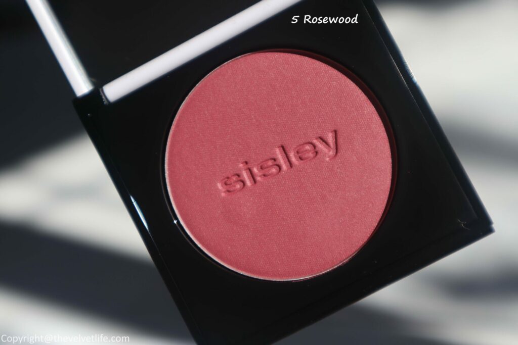 Sisley Le Phyto Blush 5 Rosewood Review swatches