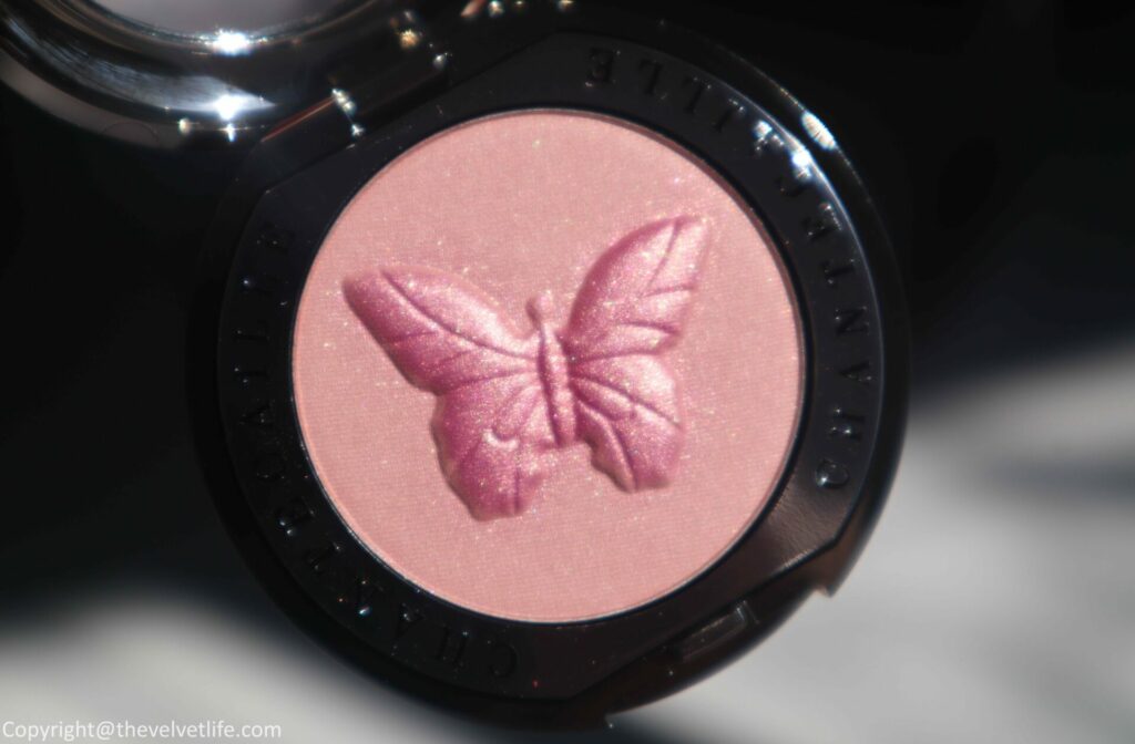 Chantecaille Philanthropy Cheek Shade Butterfly Bliss Review Swatches