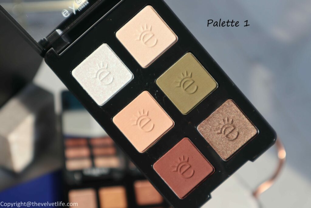 Eyeko London Limitless Eyeshadow Palette 1 Review swatches