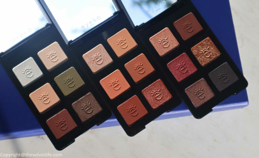 Eyeko London Limitless Eyeshadow Palette Review swatches