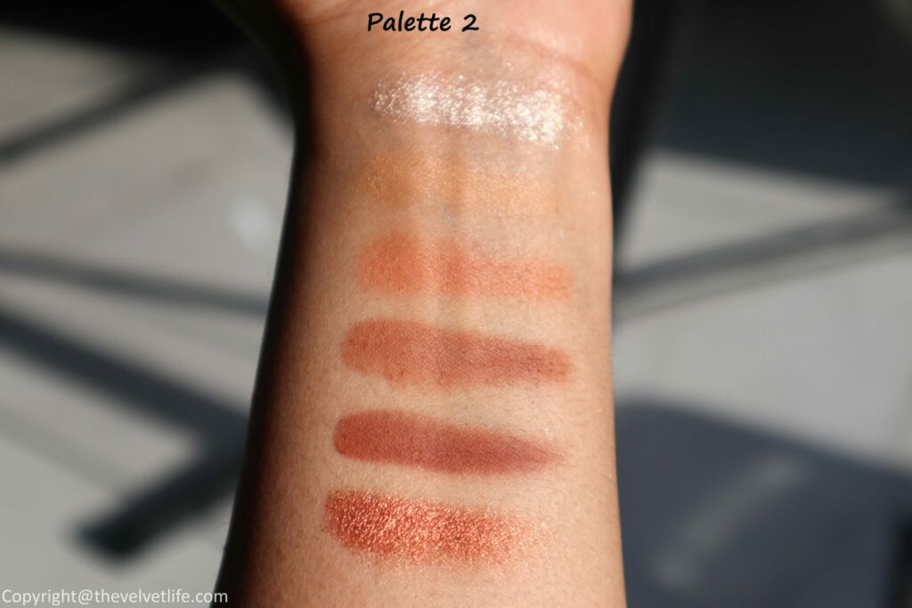 Eyeko London Limitless Eyeshadow Palette 2 Review swatches