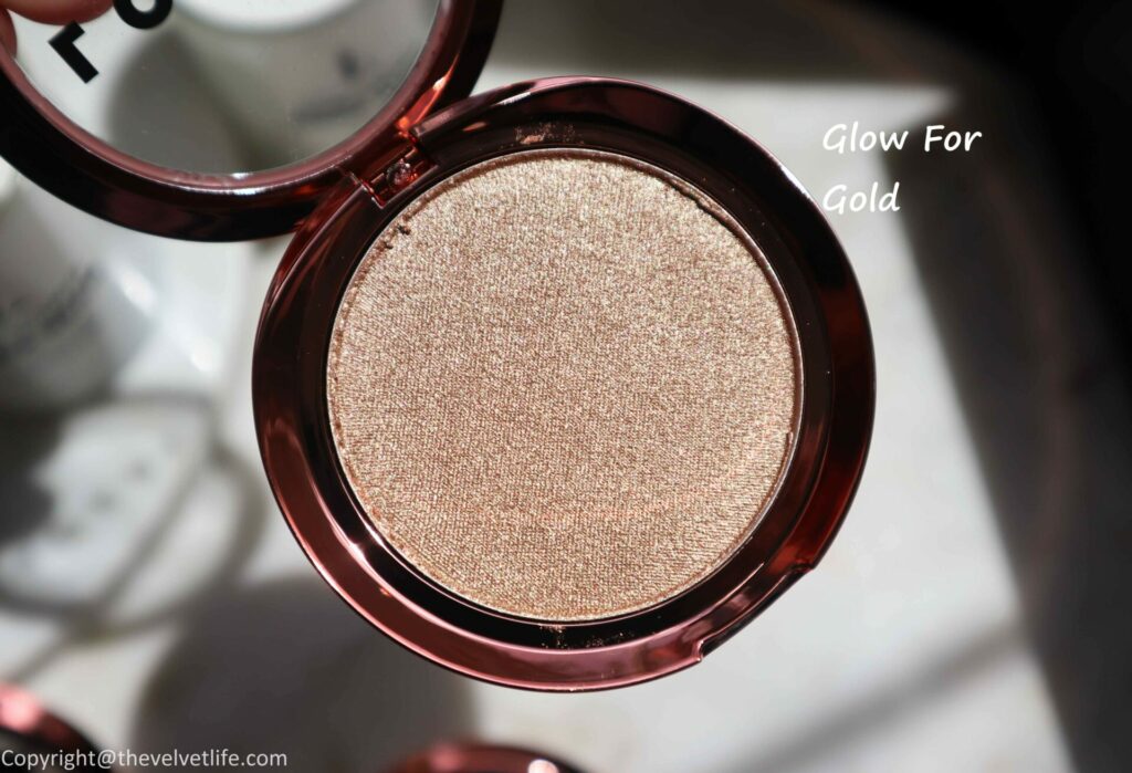Lorac Light Source Mega Beam Highlighter Glow For Gold Review Swatches