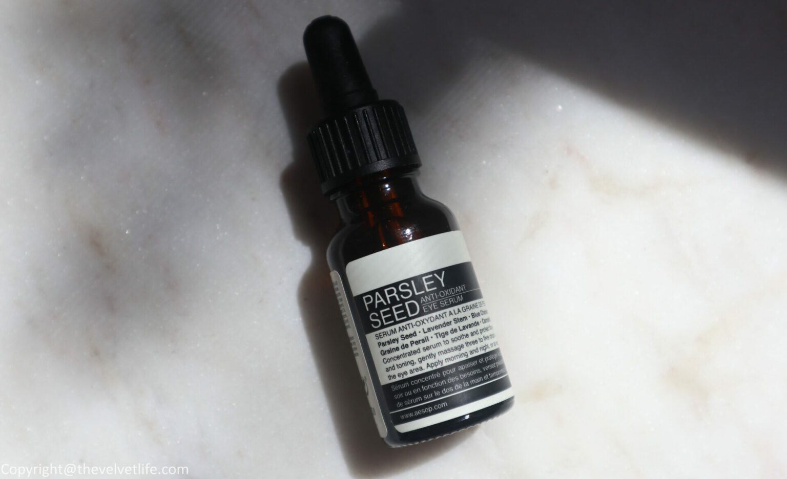 Aesop Parsley Seed AntiOxidant Eye Serum Review The Velvet Life