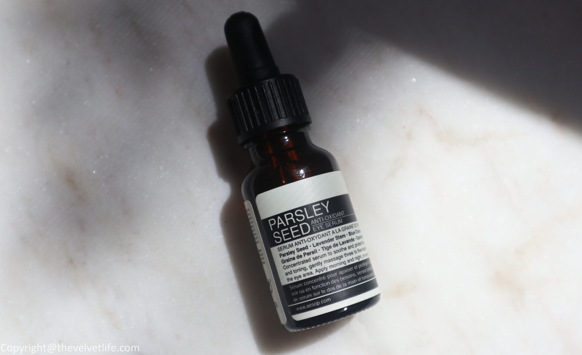 Aesop Parsley Seed AntiOxidant Eye Serum Review The Velvet Life