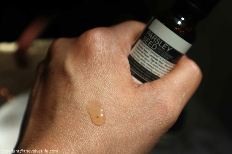 Aesop Parsley Seed AntiOxidant Eye Serum Review The Velvet Life