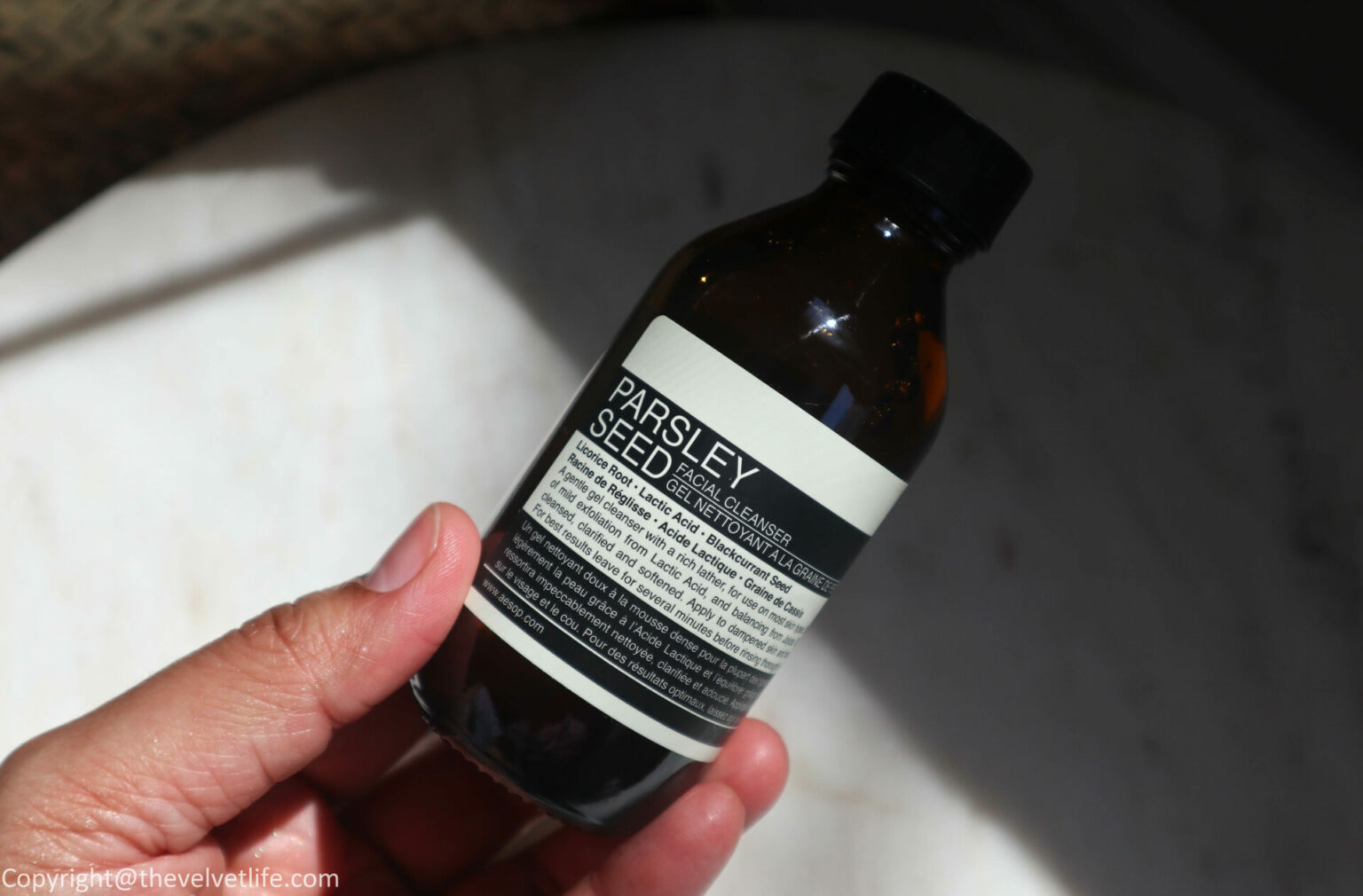 Aesop Parsley Seed Facial Cleanser Review - The Velvet Life