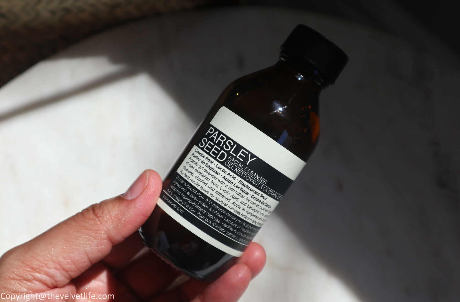 Aesop Parsley Seed Facial Cleanser Review The Velvet Life