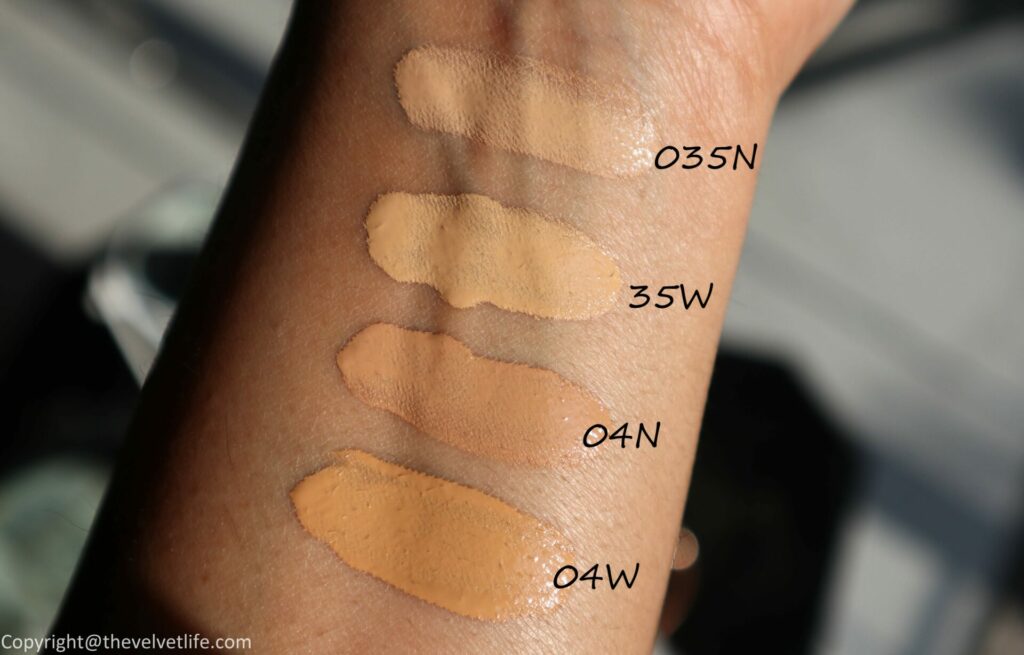 Guerlain L’Essentiel High Perfection Foundation Review Swatches