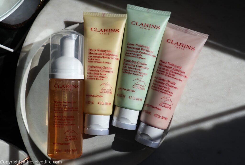 New Clarins Cleansers Review