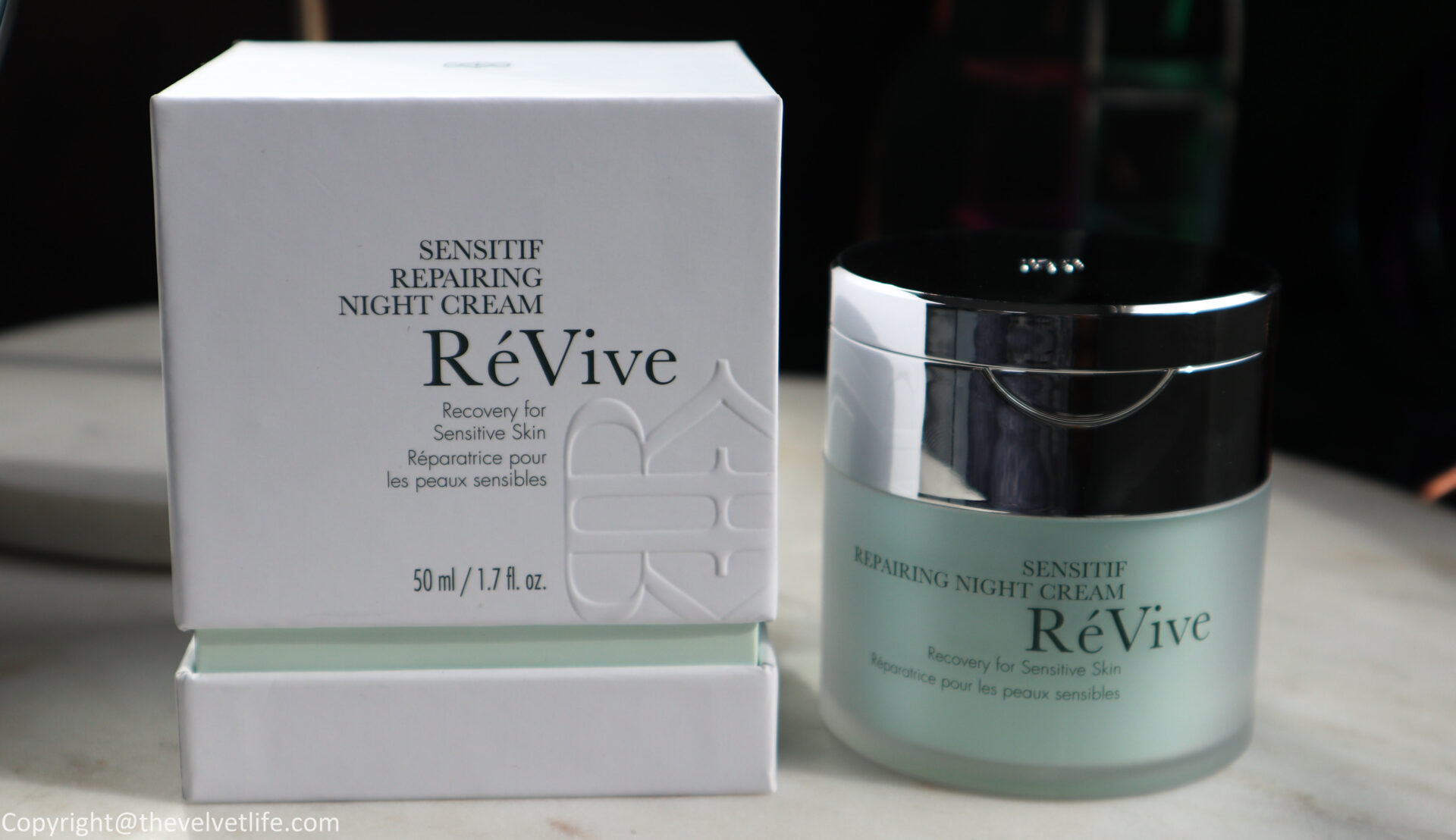 ReVive Skincare Sensitif Repairing Night Cream Review The Velvet Life