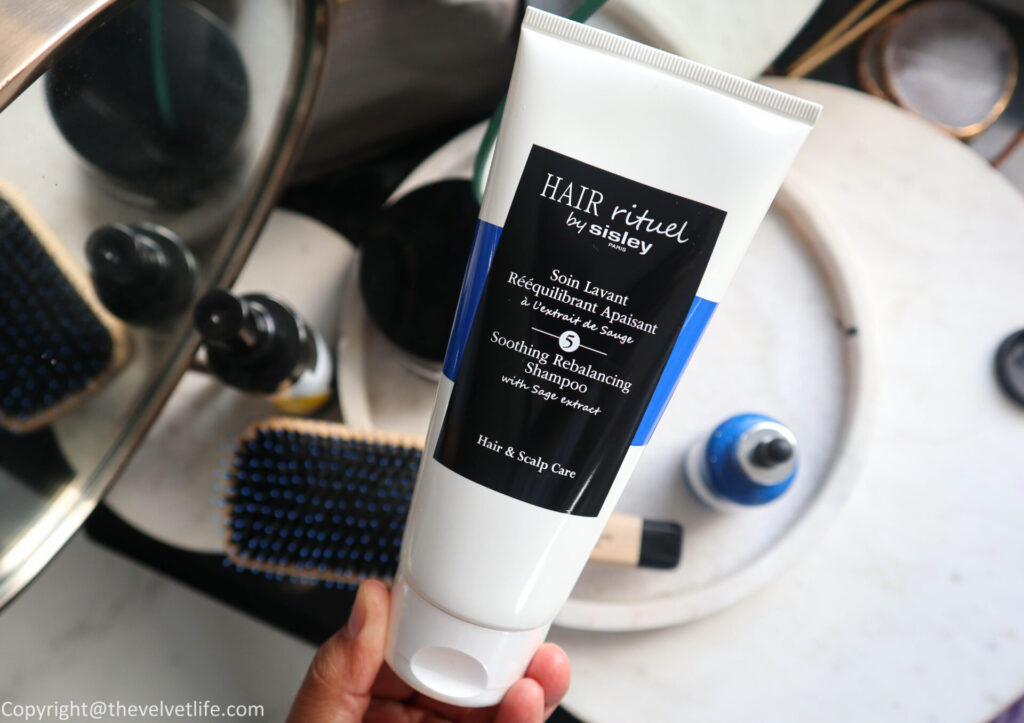 Hair Rituel by Sisley Paris Soothing Rebalancing Shampoo, Cure Serum Review  - The Velvet Life