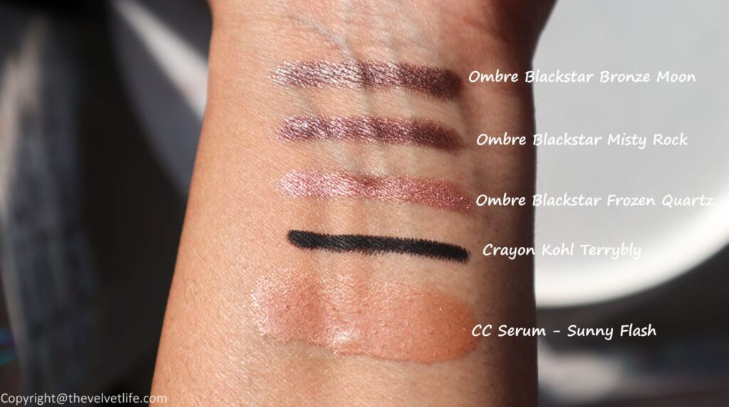 By Terry Ombre Blackstar, Crayon Kohl Terrybly Review Swatches