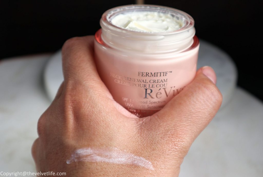 Revive Skincare Fermitif Neck Renewal Cream Review - The Velvet Life