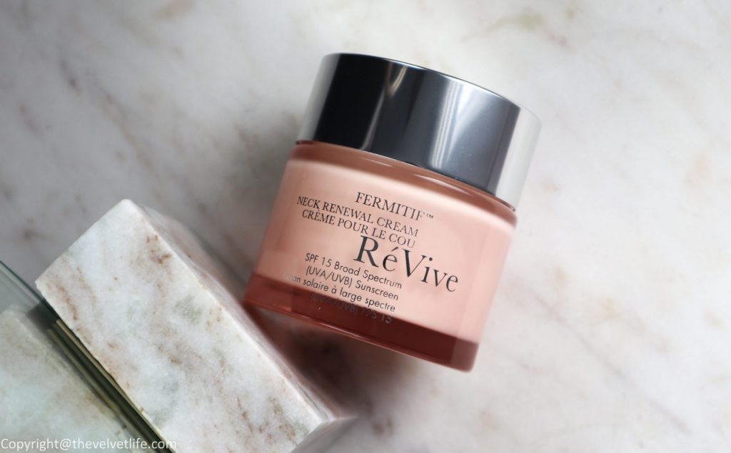 Revive Skincare Fermitif Neck Renewal Cream Review - The Velvet Life