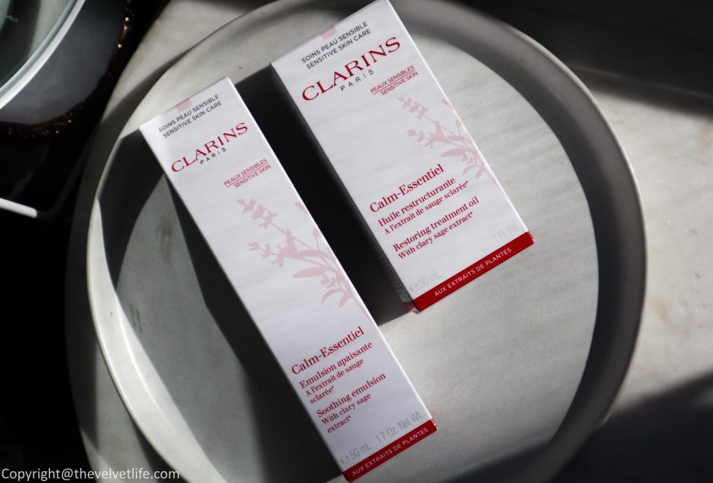 Clarins Calm-Essentiel - Soothing Emulsion & Restoring Treatment Oil Review