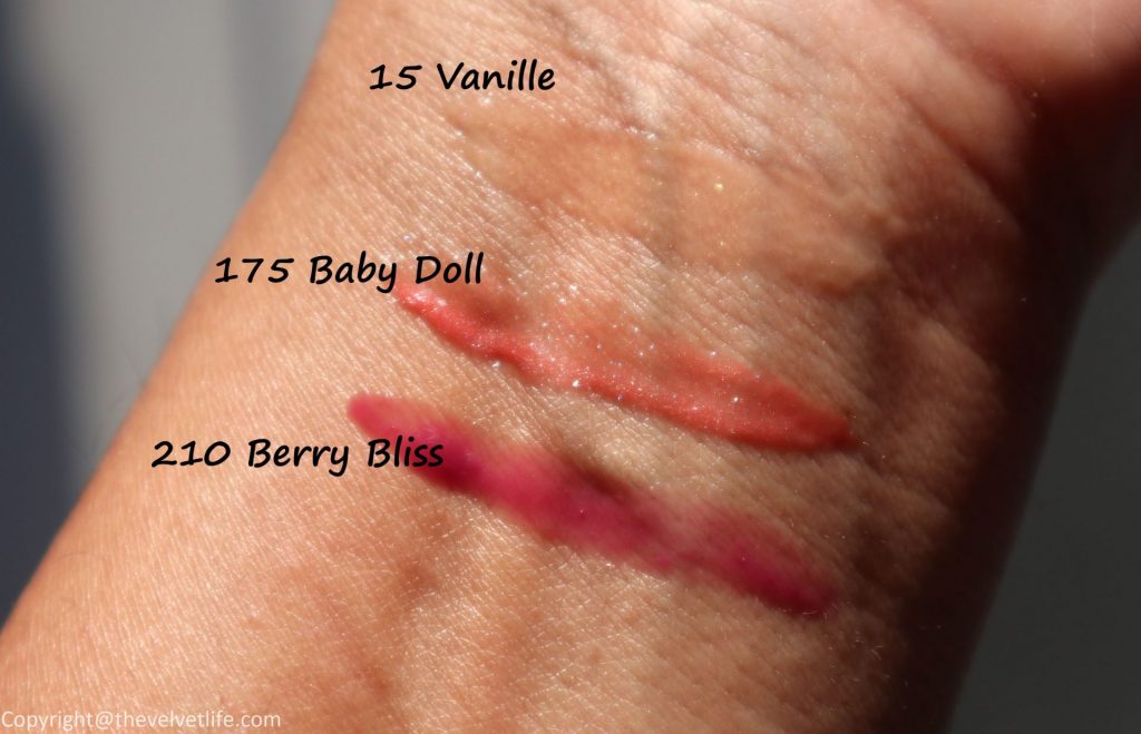 Laura Mercier Lip Glace Hydrating Balm Gloss Swatches