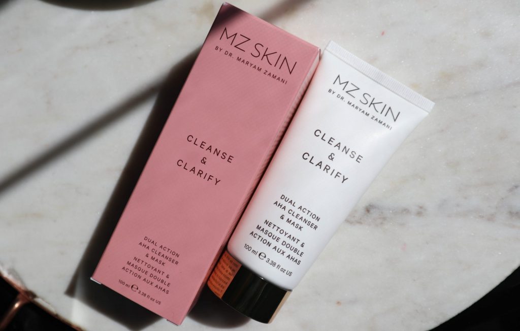 MZ Skin Cleanse & Clarify Dual Action AHA Cleanser and Mask