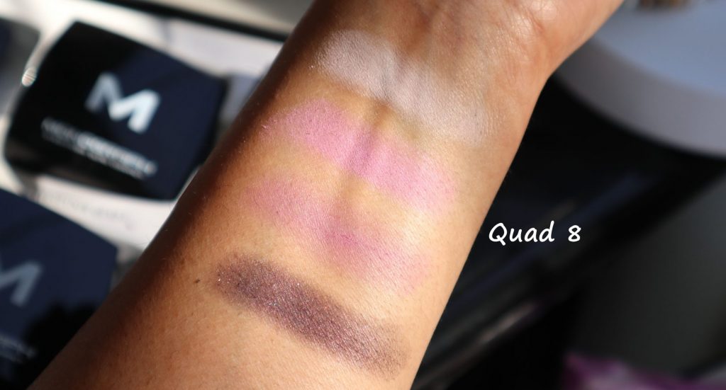 Artis - Monograph Pressed Powder Eyeshadow Quad 8 swatches