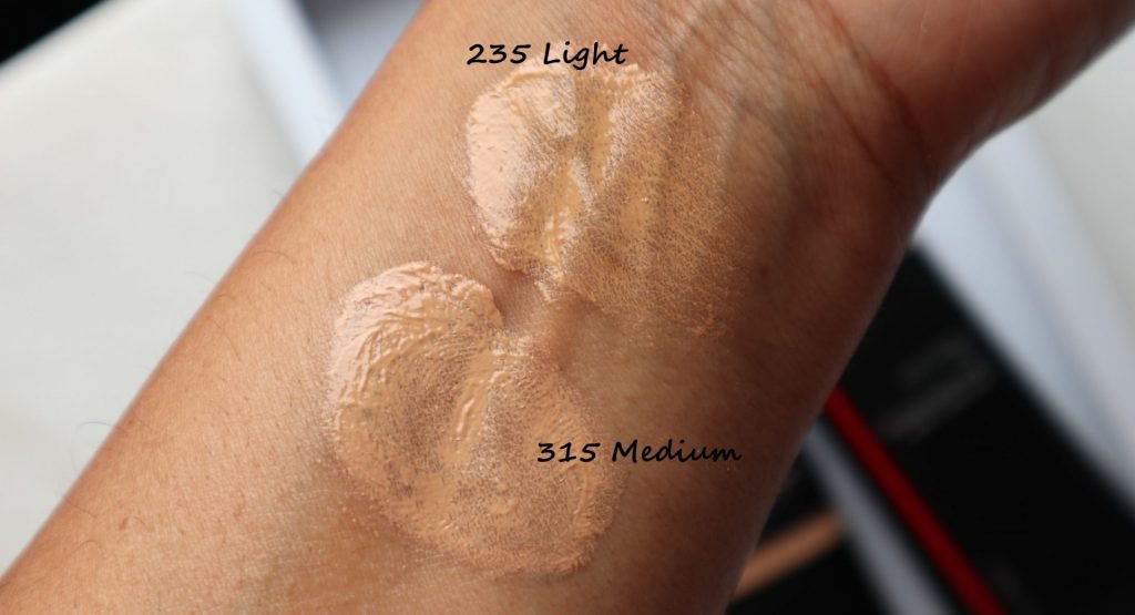 Shiseido Synchro Skin Self-Refreshing Tint Swatches