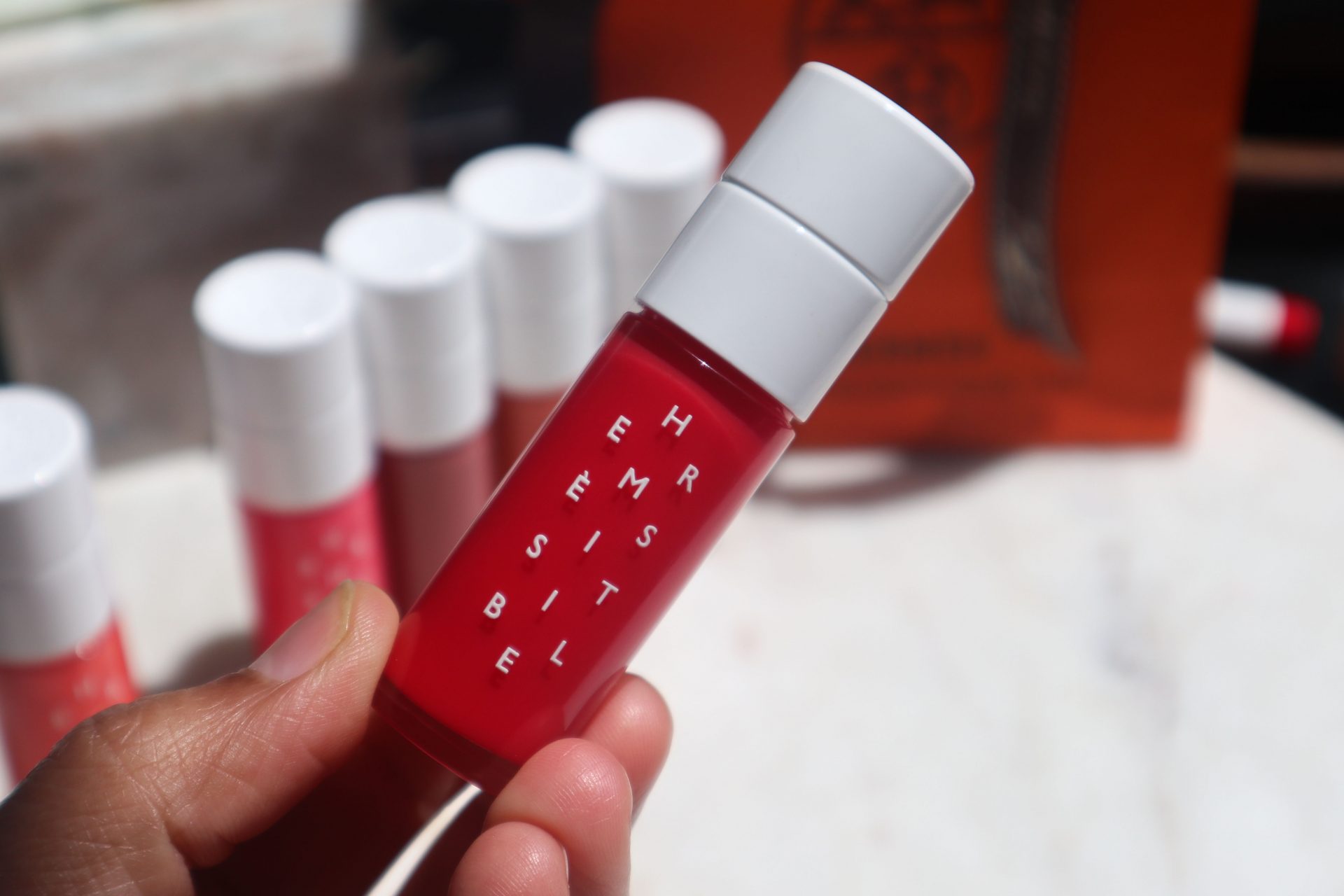 Hermes Beauty Hermesistible Infused Lip Care Oil Collection Review The Velvet Life
