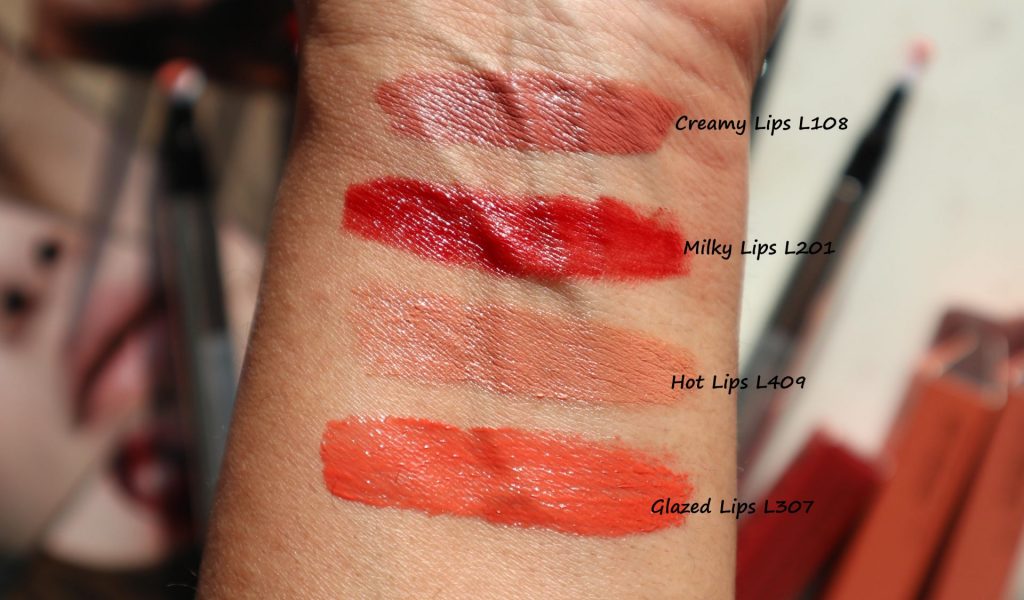 Ellis Faas Creamy Lips Review swatches