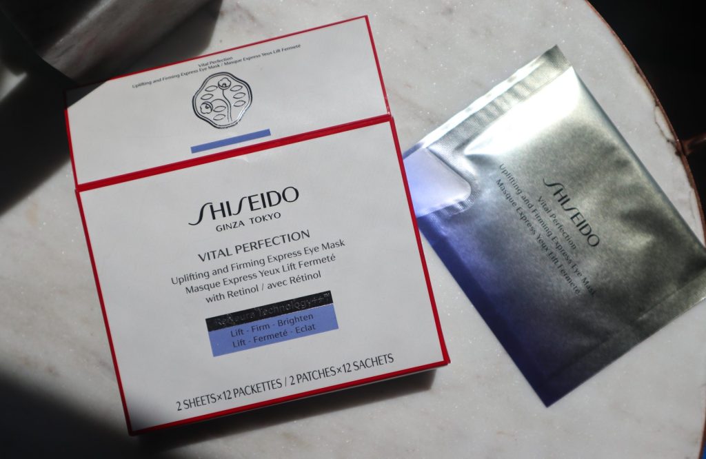 Shiseido Vital Perfection Uplifting and Firming Express Eye Mask Review