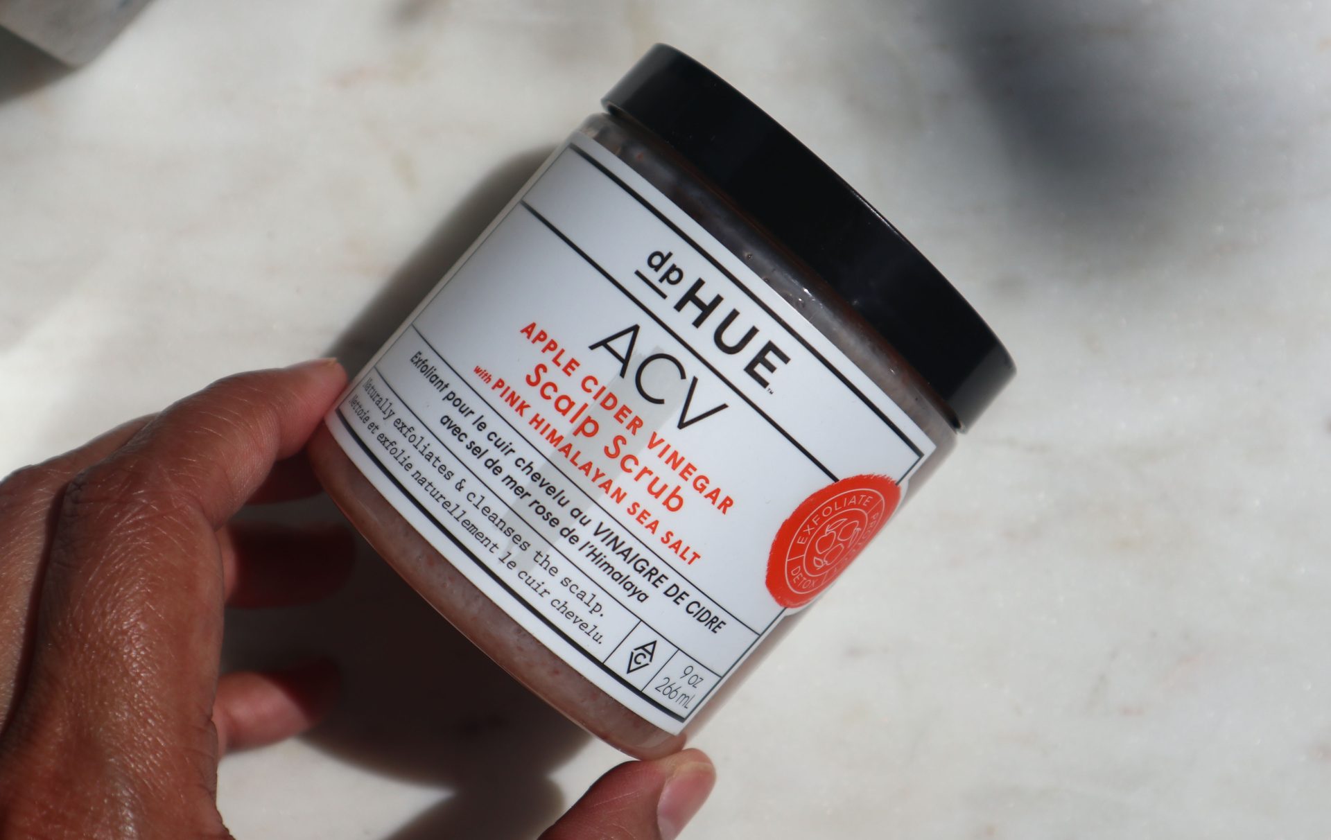 dpHUE Apple Cider Vinegar Scalp Scrub and Hair Rinse Review The