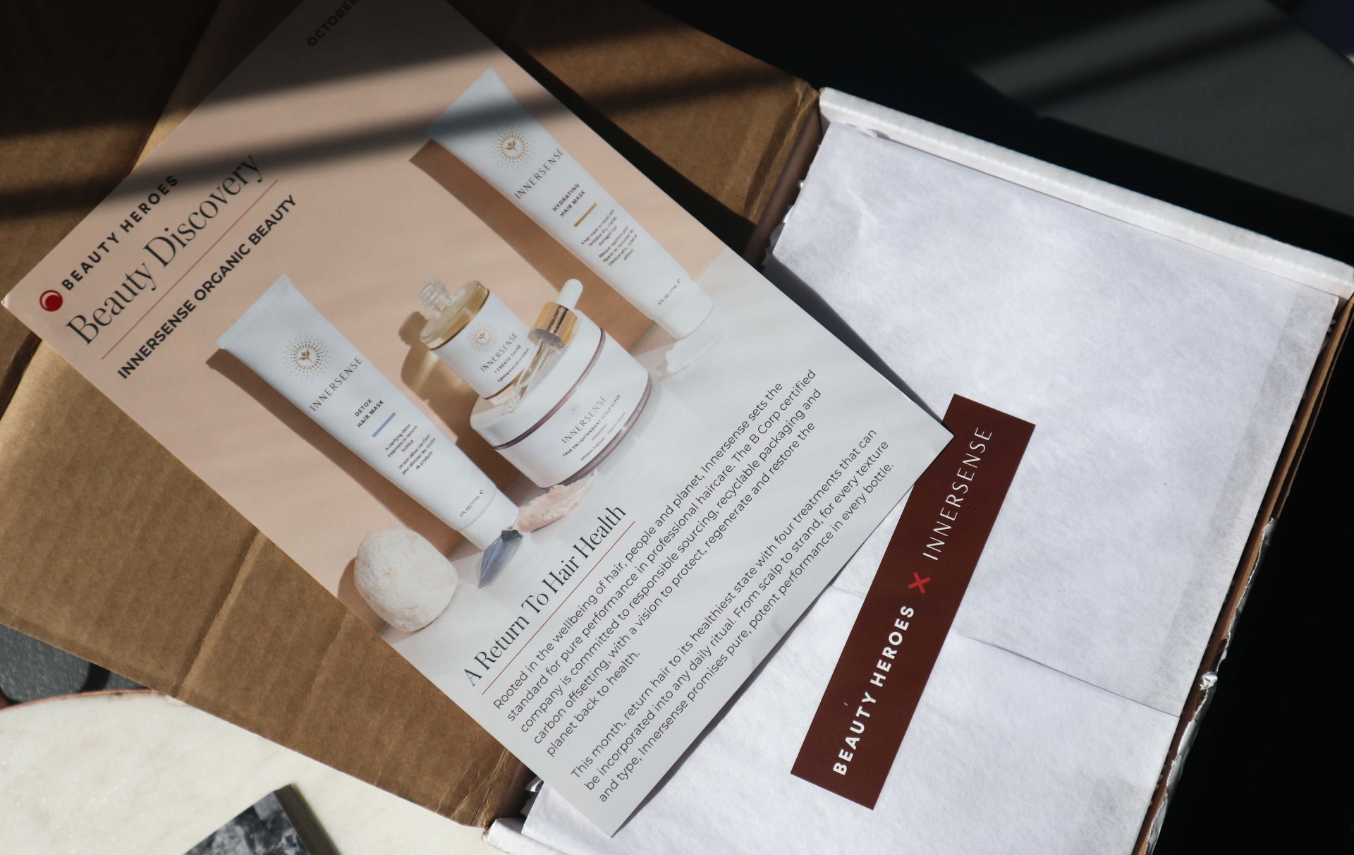Beauty Heroes Box Featuring Innersense Organic Beauty Review - The ...
