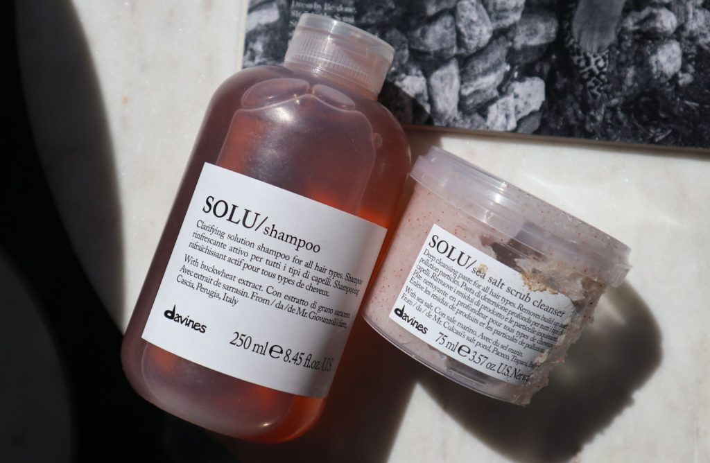 Davines SOLU Shampoo, Sea Salt Scrub Cleanser Review