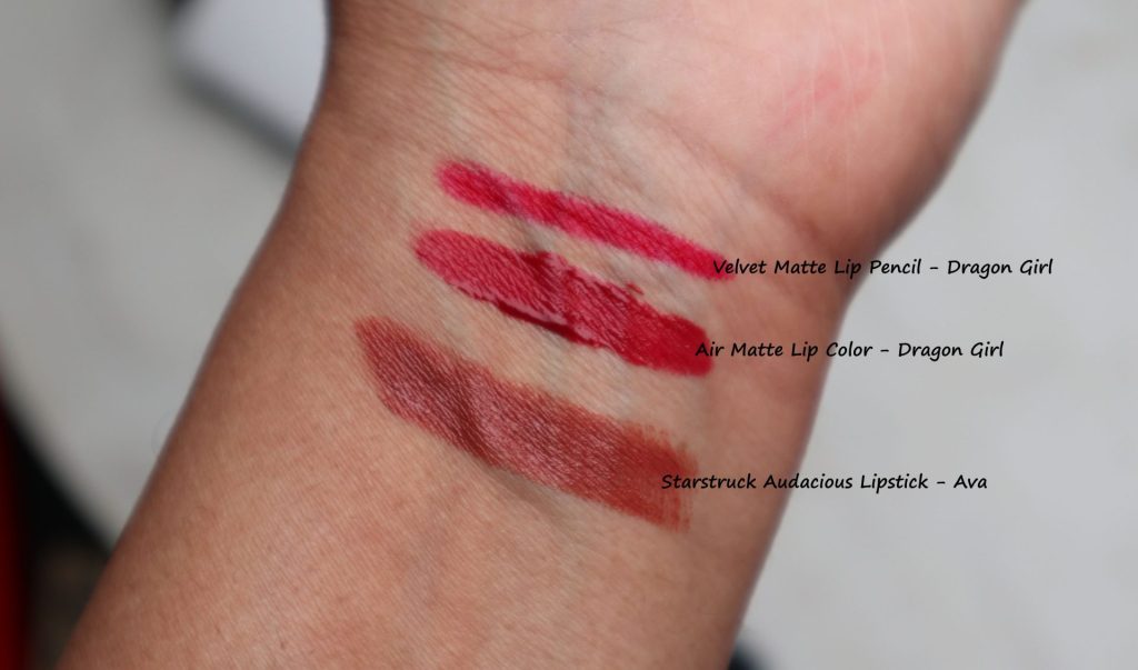 Nars Matte Lip Duo in Dragon Girl Review Swatches