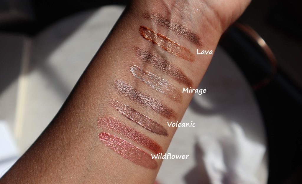 Iconic London Glaze Dual-Ended Eyeshadow Crayon Swatches