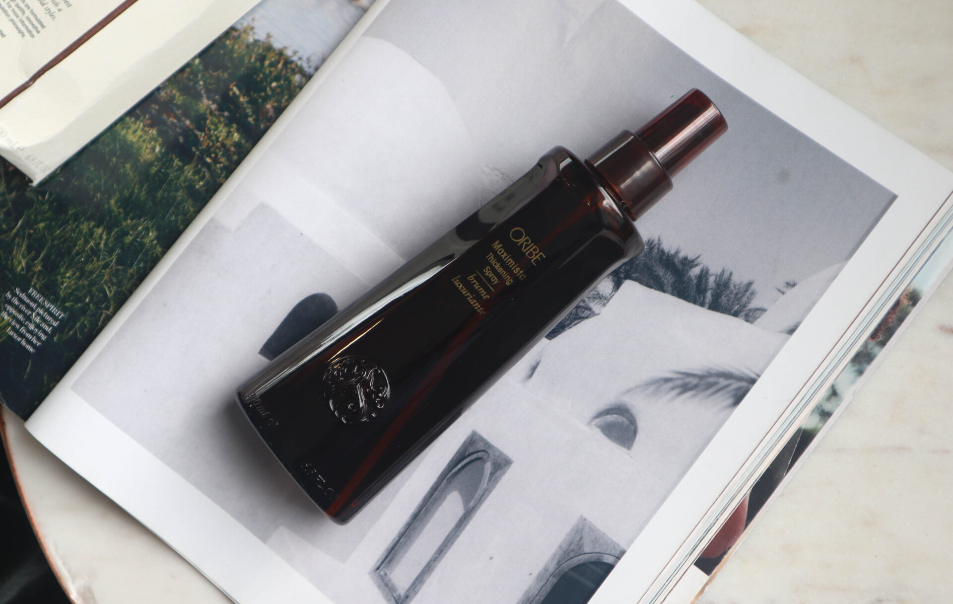 Oribe Maximista Thickening Spray Review - The Velvet Life