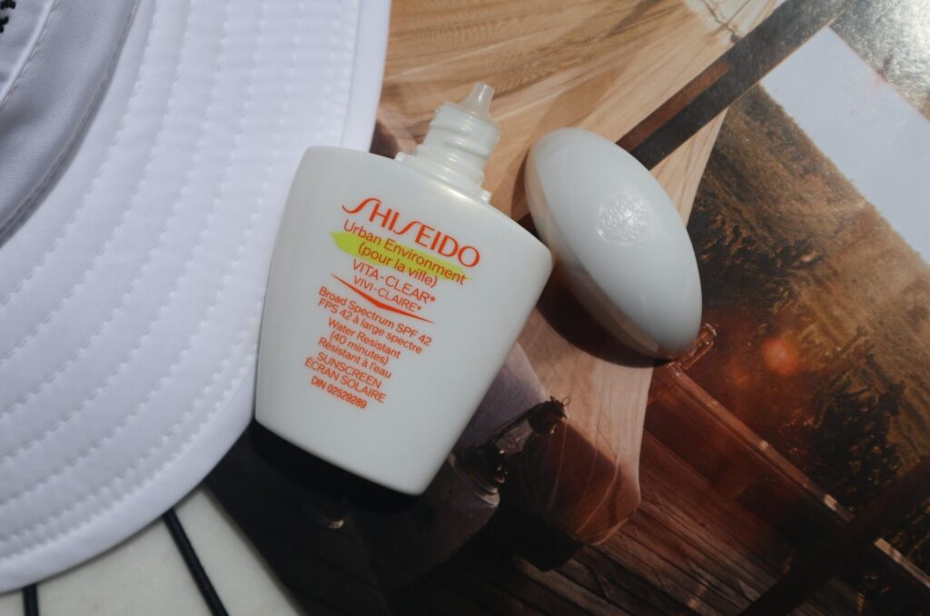 Shiseido Urban Environment Vita-Clear Sunscreen SPF 42 Review