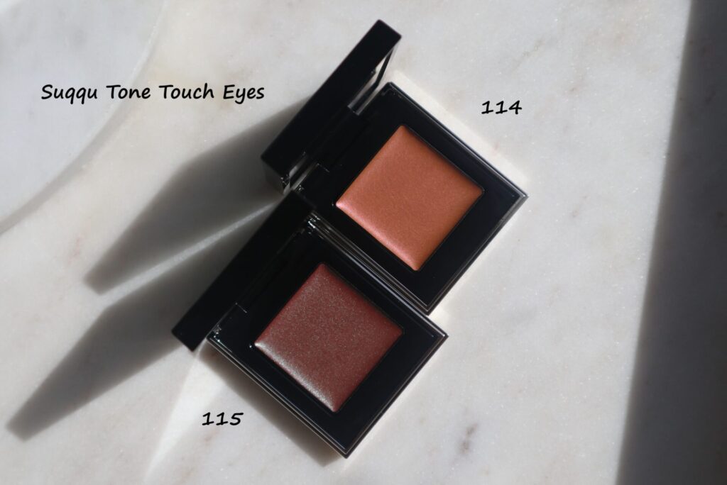 Suqqu Tone Touch Eyes in 114 and 115 Review